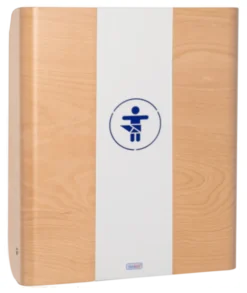 Timkid KAWAmaxi Wickeltisch modern design weiß/Eiche Dekor/anthrazit