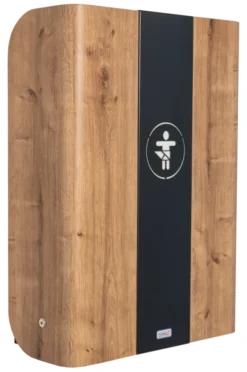 Timkid KAWAmidi Wickeltisch modern and slim anthrazit/Eiche Dekor/anthrazit