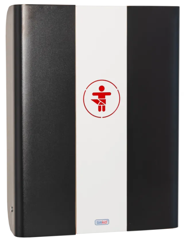 Timkid KAWAmidi Wickeltisch modern and slim weiß/anthrazit