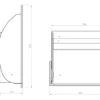 Timkid KAWAsimplex Wickeltisch smallest design birke/weiß