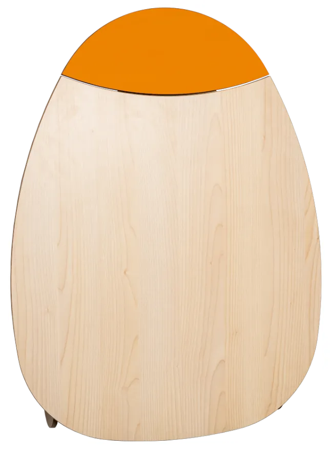 Timkid OWO2.0 Wickeltisch organic design birke/gelb