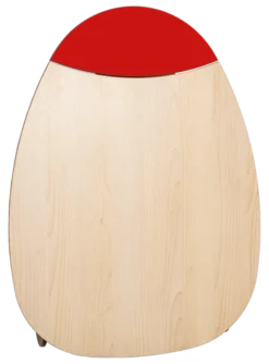 Timkid OWO2.0 Wickeltisch organic design birke/rot
