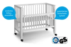 tiSsi® Beistellbett SOPHIE Weiß 100022