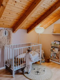 tiSsi® Kinderbett JORI faltbar Weiß 100013