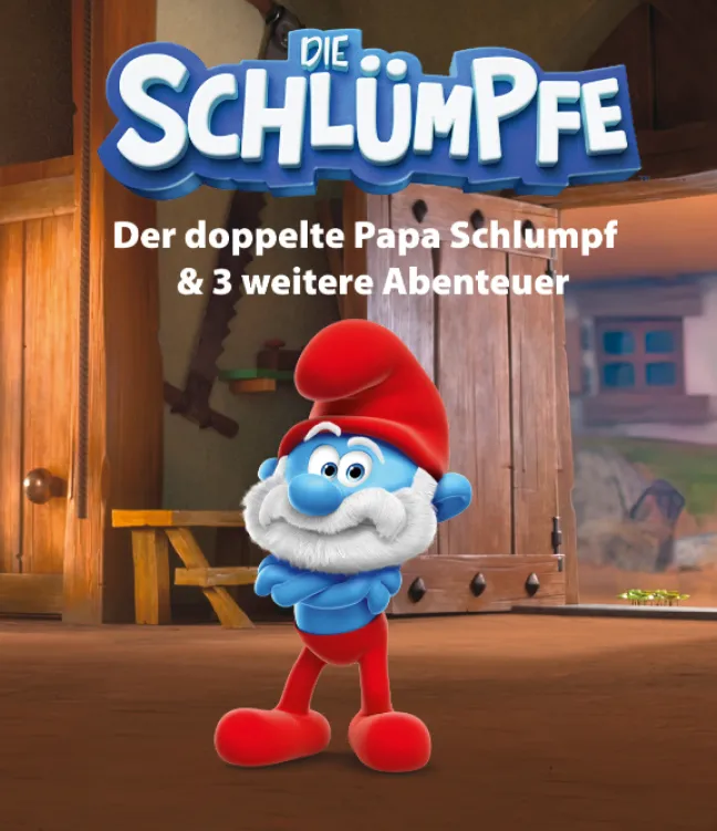 Tonie Die Schlümpfe: Der doppelte Papa Schlumpf & 3 weitere Abenteuer