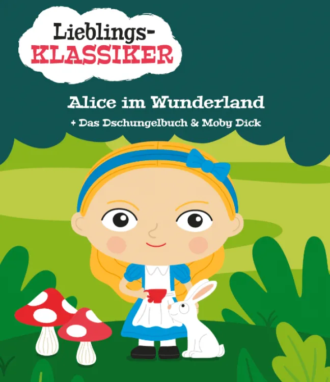 Tonie Lieblings-Klassiker - Alice im Wunderland und zwei weitere Klassiker