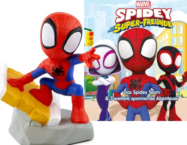 Tonie Marvel Spidey und seine Super-Freunde - Das Spidey Team & 3 weitere spannende Abenteuer