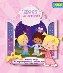 Tonie Zoés Zauberschrank - Eule / Regenbogenrätsel / Schatz Ahoi / Farbe Rosa