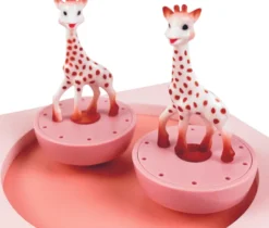 Trousselier Spieluhr mit magnetisch tanzenden Giraffen und Blumen 6282436