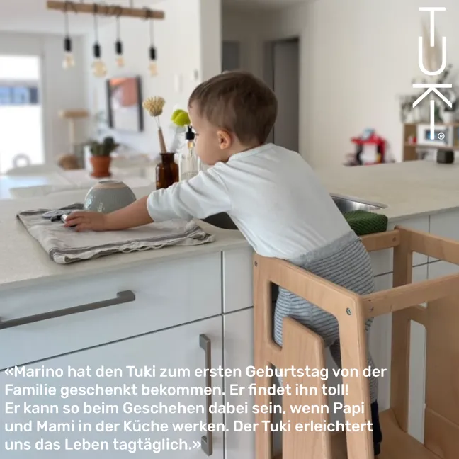 Tuki® Lernturm schwarz