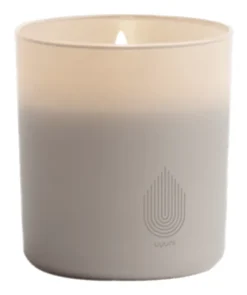 UYUNI LED Kerze im Glas mit Akku 9,2x10,2 cm Sandstone