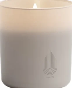UYUNI LED Kerze im Glas 9x10 cm Sandstone