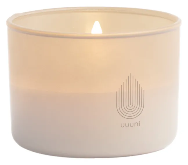 UYUNI LED Kerze im Glas 8x6 cm Vanilla
