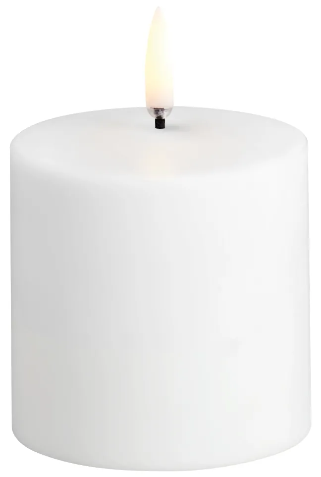 UYUNI LED Kerze mit Akku 6,8x6,8 cm White
