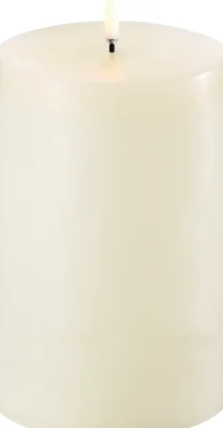 UYUNI LED Kerze Smooth 10,1x15 cm Ivory
