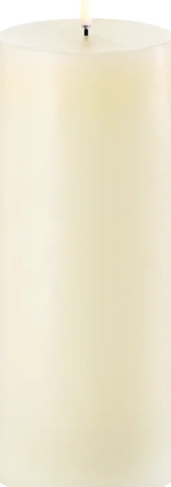 UYUNI LED Kerze Smooth 10,1x25 cm Ivory