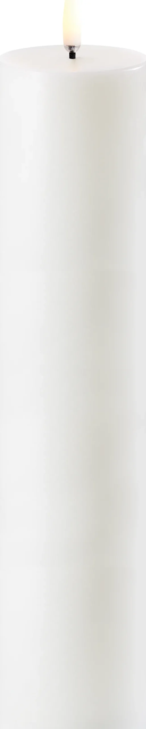 UYUNI LED Kerze Smooth 4,8x22 cm Nordic White