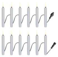 UYUNI LED Lichterketten Verlängerung 1,3x11 cm weiß