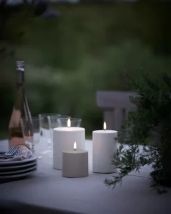 UYUNI LED Outdoor-Kerze 7,8x7,8 cm Sandstone Sale