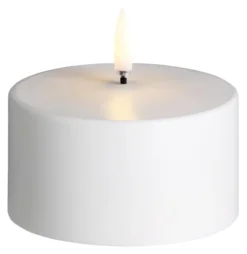 UYUNI LED Outdoor-Kerze 8,4x5 cm White