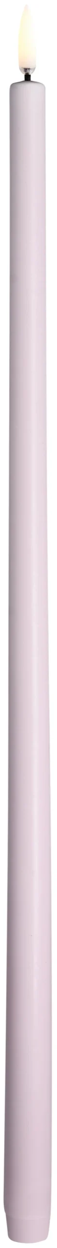 UYUNI LED Stabkerze groß Smooth 2,3x55 cm Light Lavender