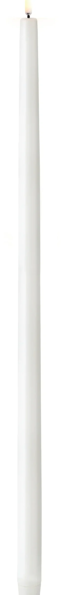 UYUNI LED Stabkerze groß Smooth 2,3x55 cm Nordic White