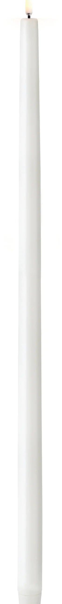UYUNI LED Stabkerze groß Smooth 2,3x55 cm Nordic White