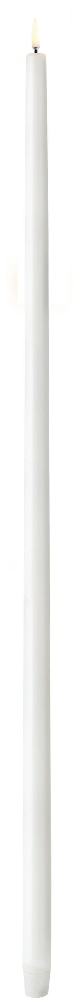 UYUNI LED Stabkerze groß Smooth 2,3x75 cm Nordic White