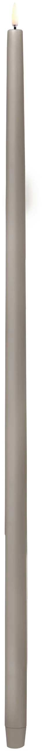 UYUNI LED Stabkerze groß Smooth 2,3x75 cm Sandstone