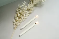 UYUNI LED Stabkerze mini (2 Stück) Smooth 1,3x13,8 cm Nordic White