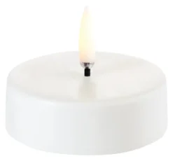 UYUNI LED Teelicht Maxi Smooth 6,1x2,2 cm Nordic White