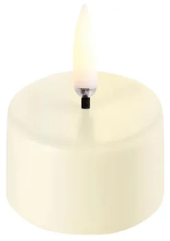 UYUNI LED Teelicht 400 4x2,1 cm Ivory