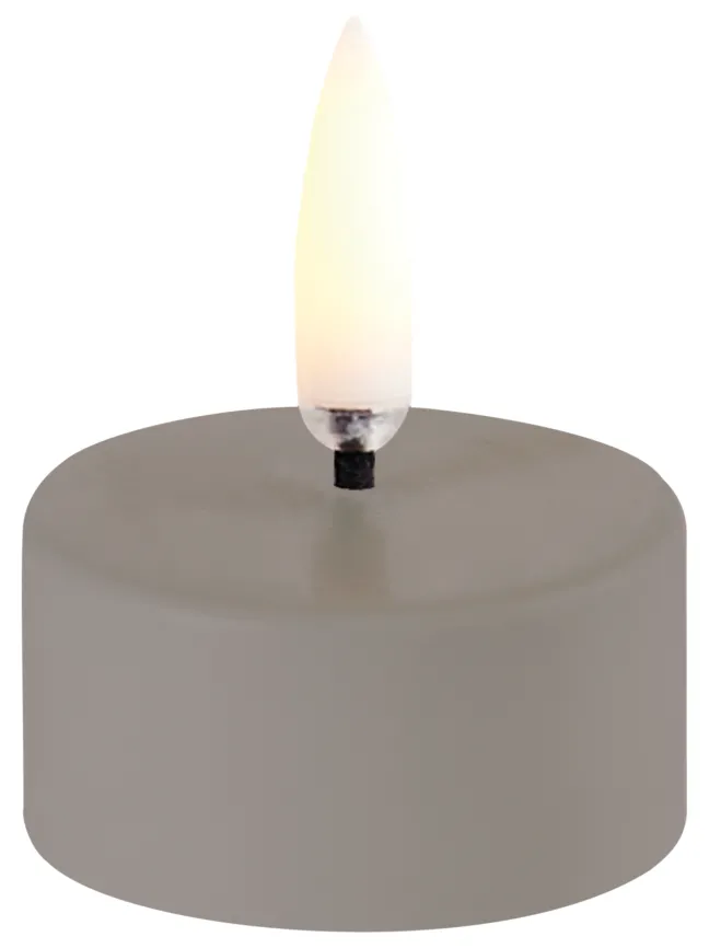 UYUNI LED Teelicht 400 3,9x2,1 cm Kunststoff Sandstone