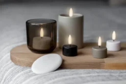 UYUNI LED Teelicht 400 4x2,1 cm Sandstone