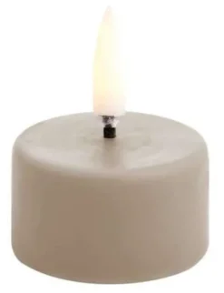 UYUNI LED Teelicht 400 4x2,1 cm Sandstone