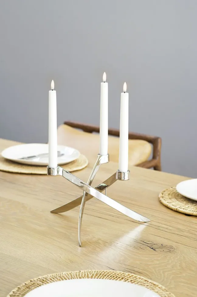 UYUNI Lightarch Kerzenständer Erweiterung um 1 Mini Stabkerze Matte Black