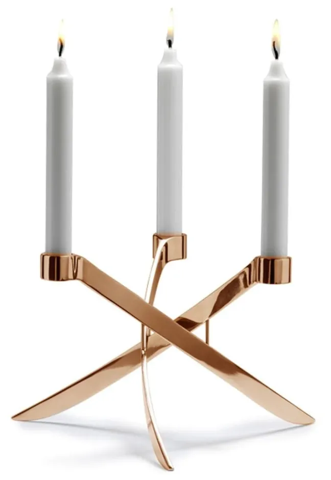 UYUNI Lightarch Kerzenständer Erweiterung um 1 Stabkerze Rose Gold Sale