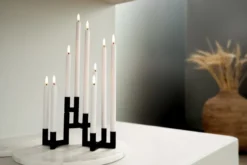 UYUNI Matrix Verbinder (3 Stück) für Kerzenständer Black