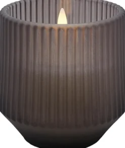 UYUNI Scented LED Duftkerze im Glas 8,5x9,5 cm Harmony Smoke