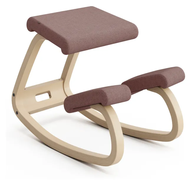 Varier® Variable™ Kniestuhl Esche natur REW648 Re-wool apricot