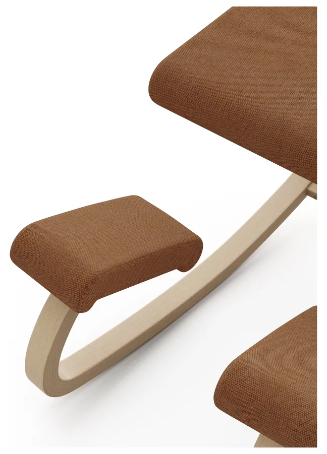 Varier® Variable™ Kniestuhl Esche natur REW568 Re-wool orange