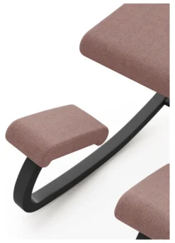 Varier® Variable™ Kniestuhl Esche schwarz REW648 Re-wool apricot