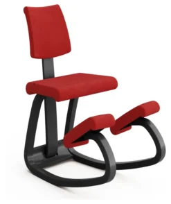 Varier® Variable™ Plus Kniestuhl Esche schwarz REV634 Revive rot Sale