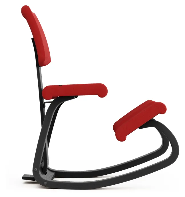 Varier® Variable™ Plus Kniestuhl Esche schwarz REV634 Revive rot Sale