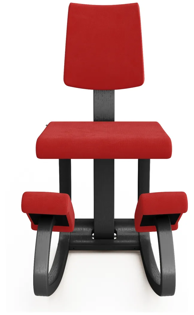 Varier® Variable™ Plus Kniestuhl Esche schwarz REV634 Revive rot Sale