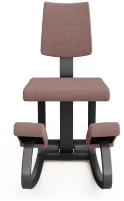 Varier® Variable™ Plus Kniestuhl Esche schwarz REW648 Re-wool apricot