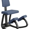 Varier® Variable™ Plus Kniestuhl Esche schwarz REW758 Re-wool blau Sale