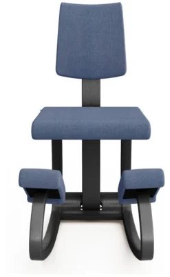Varier® Variable™ Plus Kniestuhl Esche schwarz REW758 Re-wool blau Sale