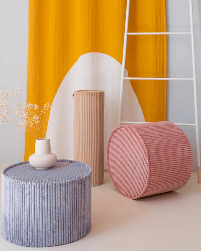 Wigiwama Hocker Pink Mousse W596716