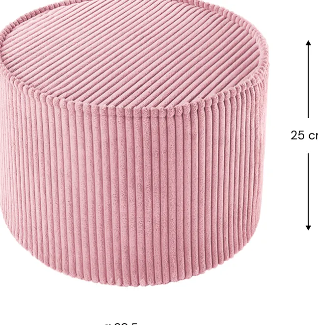 Wigiwama Hocker Pink Mousse W596716